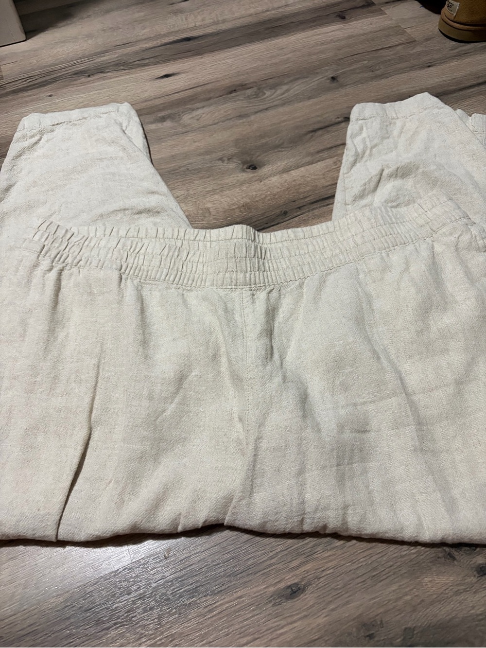 Old Navy Tan Linen Straight-Leg Pants- XXl